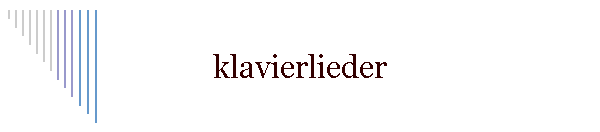 klavierlieder